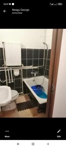 Ein Badezimmer in der Unterkunft Apartament roman