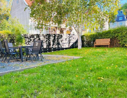 Κήπος έξω από το FeWo gemütliche Residenz mit Holzofen-Sauna von Harztraveler