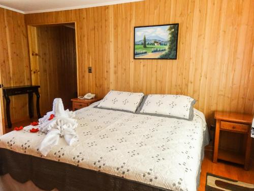 Postel nebo postele na pokoji v ubytování Hotel Iorana Tolache