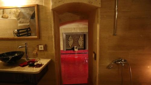 Kuchyň nebo kuchyňský kout v ubytování terracota hotel