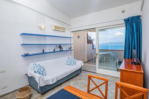 Katil atau katil-katil dalam bilik di Residence Sole Dell'Argentario