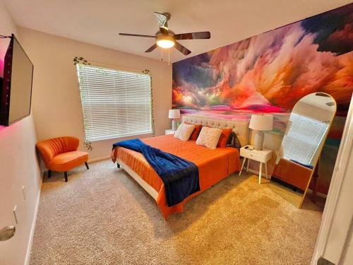 Χώρος καθιστικού στο Tropical Paradise- 2Bedroom/2Bath/NRG/MedCenter/Galleria