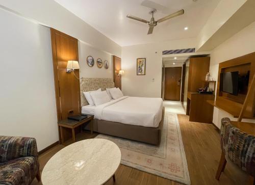 Postel nebo postele na pokoji v ubytování Comfort Hotel Vista