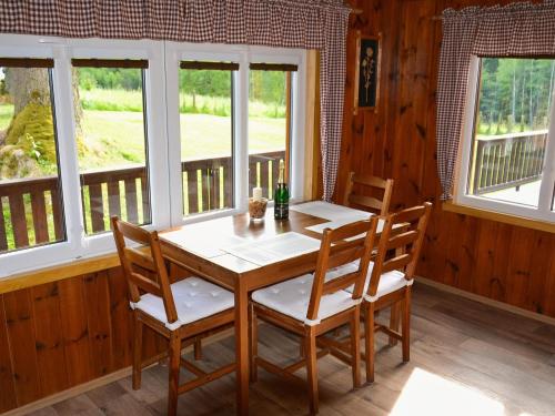 Balkón nebo terasa v ubytování Chalet in Kyjov near Kyjovská Dam