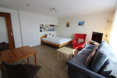 Posezení v ubytování Haus Nordseeresidenz Wohnung 94