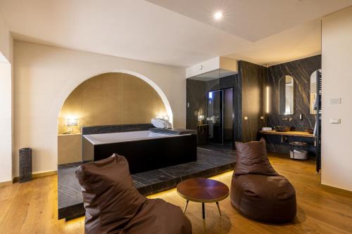 Posteľ alebo postele v izbe v ubytovaní Relais Masseria Caselli