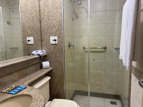 Ένα μπάνιο στο Flat agradável na Barra