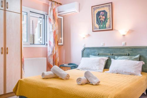 Postel nebo postele na pokoji v ubytování Lucky House