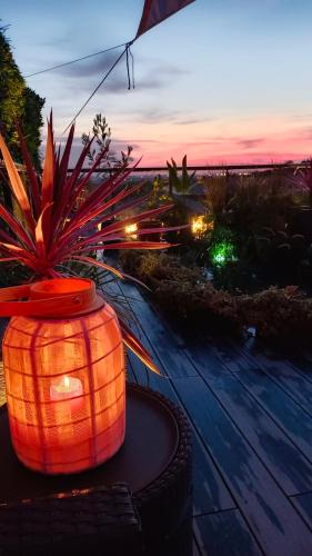 Φωτογραφία από το άλμπουμ του Spa de la Lune - Private love room suite with terrace and view - Air Conditioned- Double jacuzzi - Sauna - King size bed - Free WIFI - Free parking - Free breakfast - Close to CDG airport and to the North of Paris σε Clichy-sous-Bois