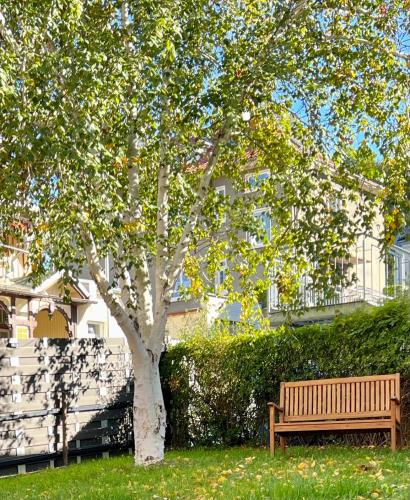 Κήπος έξω από το FeWo gemütliche Residenz mit Holzofen-Sauna von Harztraveler