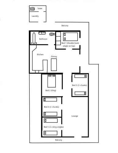 a floor plan of a house at The Hammock in Moondarra