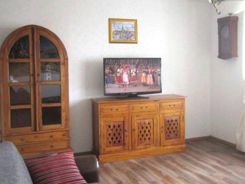 TV a/nebo společenská místnost v ubytování Ranna Apartment