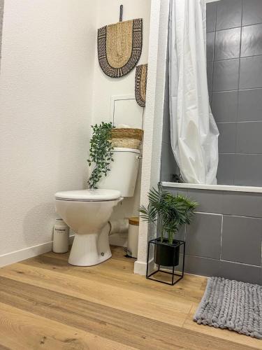 Koupelna v ubytování TOULOUSE - T2 moderne, quartier Lalande, 20min centre ville