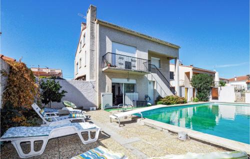 Nice home in Sorede with Outdoor swimming pool, 3 Bedrooms and WiFi