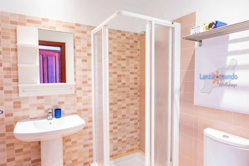 Koupelna v ubytování Vivienda Vacacional Casa Ciara