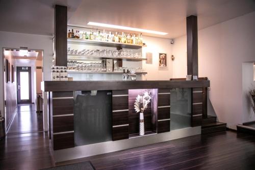 Lounge nebo bar v ubytování Hotel Am Rathaus