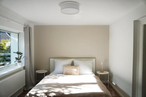 Cama o camas de una habitación en Ferienhus #1 Nordfriesland
