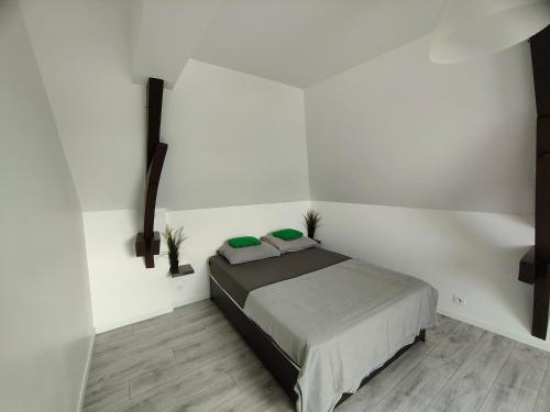 Katil atau katil-katil dalam bilik di Les Lofts De Provins: Apt 4