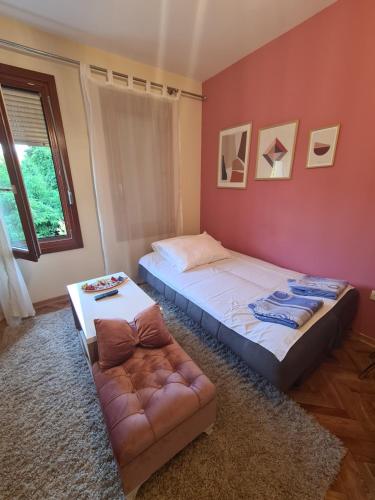 Postel nebo postele na pokoji v ubytování Happy Moments