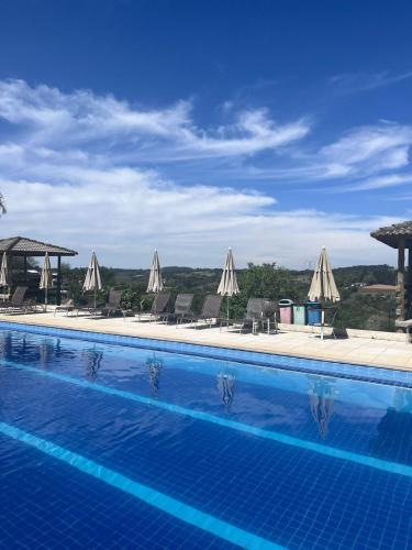 Bazén v ubytování Paraty Hotel Fazenda & Spa nebo v jeho okolí