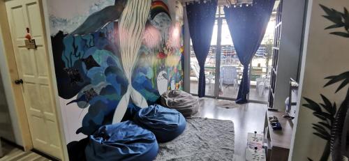 Posezení v ubytování Zero Gravity Homestay 零重力民宿
