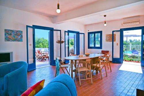 Χώρος καθιστικού στο Villa Daisy Fiskardo