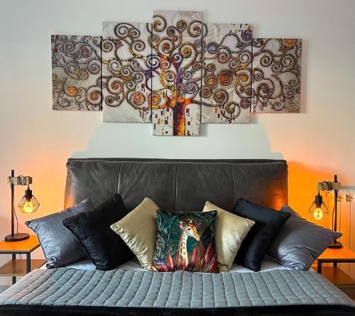 Ruang duduk di BACARDI Lungomare - Modern apartment near the sea