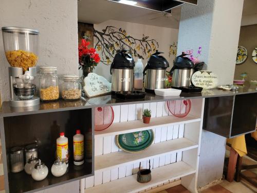 Η κουζίνα ή μικρή κουζίνα στο Hotel Uritorco