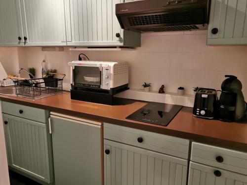 A kitchen or kitchenette at Beau T3 place parking, vue dégagée proche centre