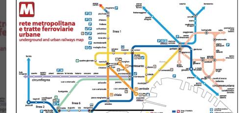 a map of the melbourne metro map at La Tenuta Michele in Naples