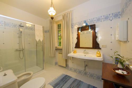 Kúpeľňa v ubytovaní B&B Il Trebbio