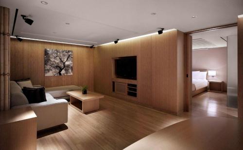 TV a/nebo společenská místnost v ubytování Banyan Tree Club & Spa Seoul
