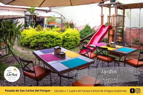 Zahrada ubytování Posada de San Carlos del Parque