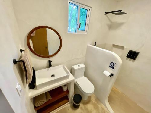 Koupelna v ubytování Casa Umay