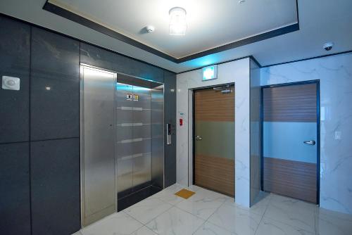 Koupelna v ubytování Hotel Danube Seomyeon