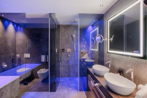 Koupelna v ubytování LUNARIS Wellnessresort