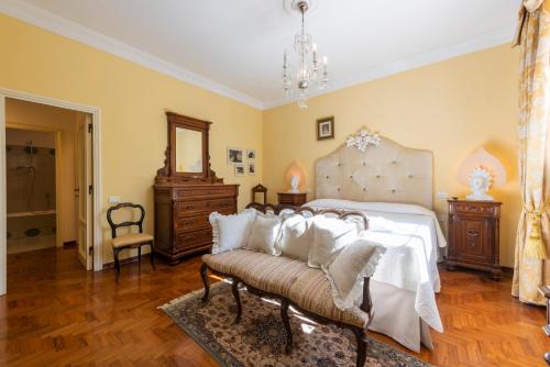 Ένα ή περισσότερα κρεβάτια σε δωμάτιο στο Villa la Quercia by Mmega