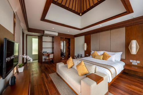 Μια τηλεόραση ή/και κέντρο ψυχαγωγίας στο tanadewa Villas Nusa Dua Bali by Cross Collection