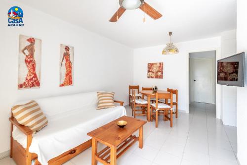 Χώρος καθιστικού στο Apartamentos EL Rocio Casa Azahar