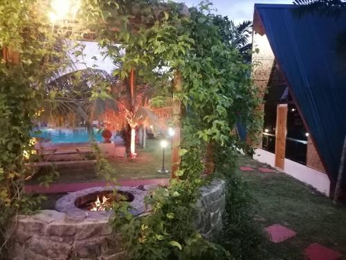 Zahrada ubytování Glamping Alona