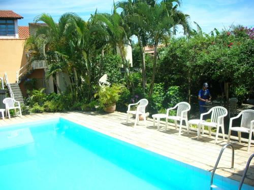 Der Swimmingpool an oder in der Nähe von Pousada da Barra