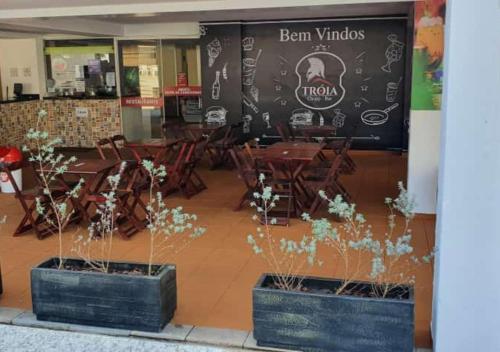 Um restaurante ou outro lugar para comer em Eldorado Thermas Park Caldas Novas