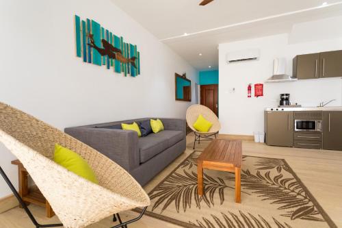 Dapur atau dapur kecil di True Blue Bay Resort