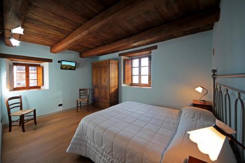 Giường trong phòng chung tại Agriturismo Terrazza sul Parco