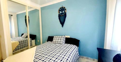 Cama o camas de una habitación en Apartamento Deluxe Puerto Banus