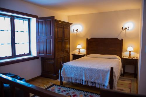 Postel nebo postele na pokoji v ubytování Casa Da Eira Longa