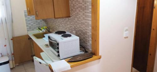 Una cocina o zona de cocina en Vassilis Apartments