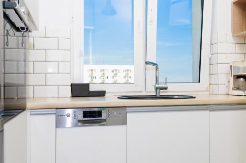 Kuchyňa alebo kuchynka v ubytovaní Apartament Nadmorski