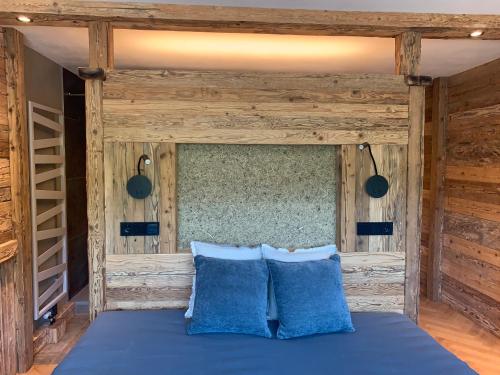 Postel nebo postele na pokoji v ubytování Chalet Paula
