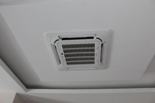 a vent in the ceiling of a room at Hotel Mega & Apartment in Kathmandu